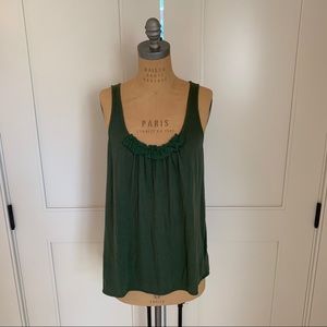 JCREW green tank